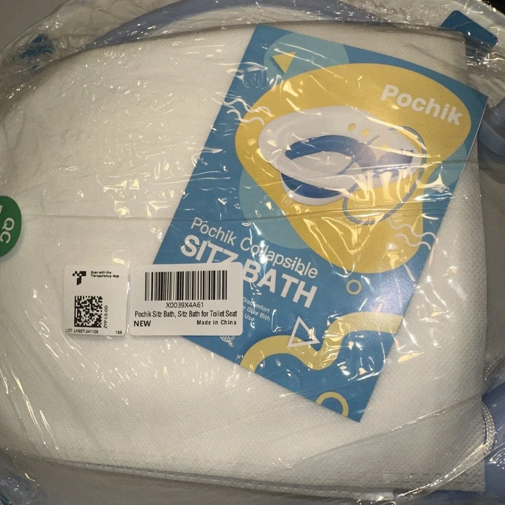 Pochik Sitz Bath, Sitz Bath for Hemorrhoids, Sitz Bath for Toilet Seat